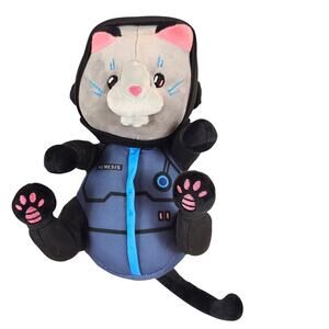 Awaken Realms Nemesis Cat Plush Gray Black Space Suit Stuffed Animal 11"